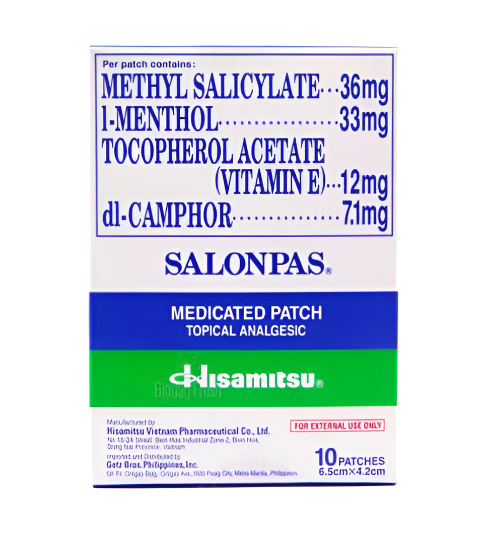 Salonpas Pain Relief Patch 10pcs.