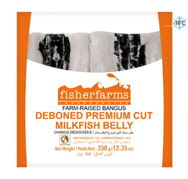 Bangus/Milkfish Deboned (Middle Part) - Fisher Farms 350g