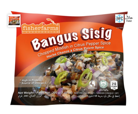 Bangus Sisig 200g (Chopped & Seasoned) Fisherfarms