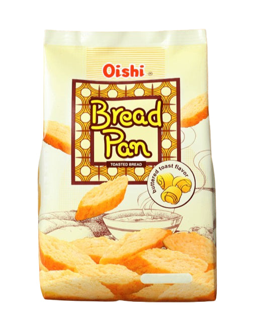 Oishi Bread Pan packaging on a white background