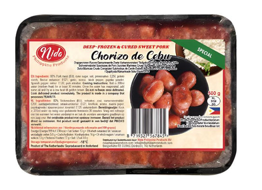 Chorizo de Cebu (Longanisa) Nida 500g