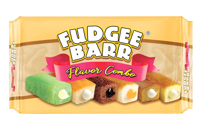 Fudgee Barr (Flavor Combo) Cake Cream-Filled 10pcs.x40g