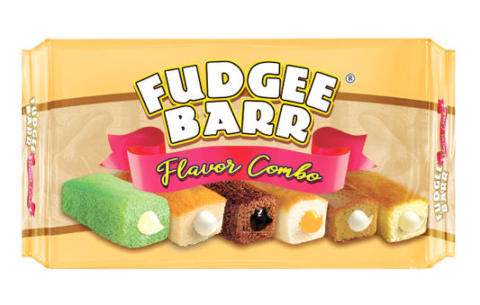 Fudgee Barr (Flavor Combo) Cake Cream-Filled 10pcs.x40g