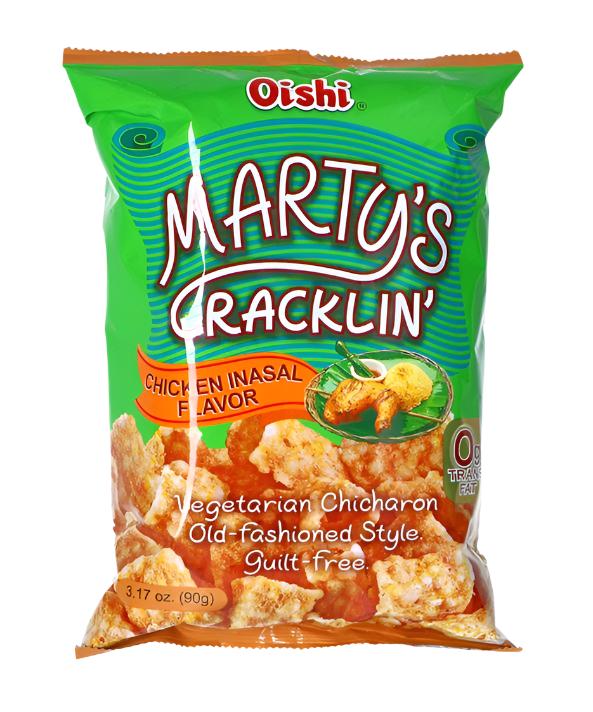 Marty's Crackling Chicken Inasal Chicharon - Oishi 90g