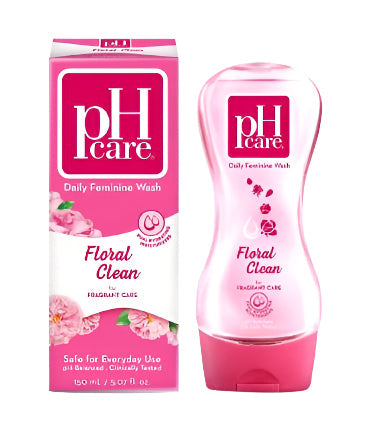 PH Care Intimate Wash (Floral Clean Pink) 150ml
