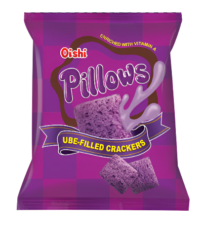 Pillows (Ube-Filled) Crackers 30g