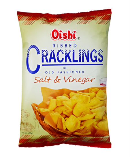 Ribbed Cracklings (Salt & Vinegar) - Oishi 90g