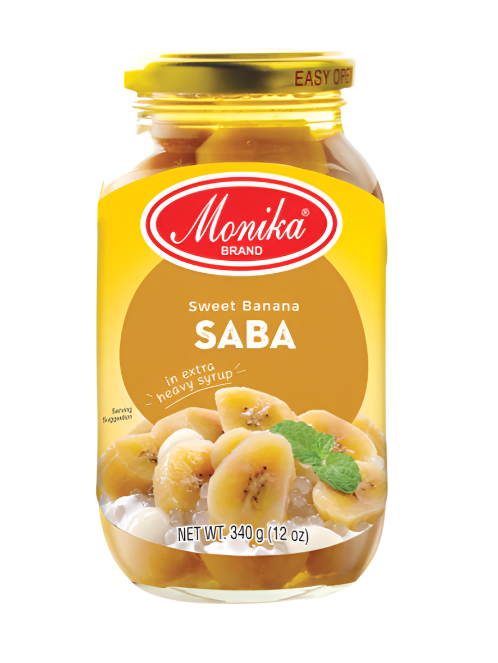 Saba (Sweet Banana) in Heavy Syrup - Monika 340g