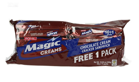 Magic Creams Chocolate Cream Crackers 280g 10+1 pieces