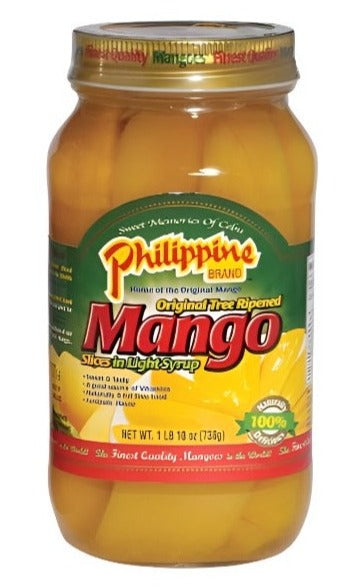 Mango Slices in Light Syrup - Philippine Brand 738g